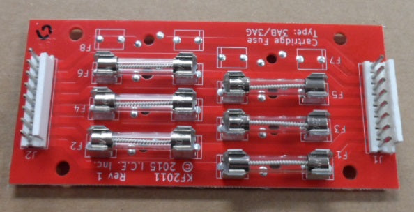 PCBA FUSE BOARD 6 X 5 AMP [KF2011CX] for ICE game(s)