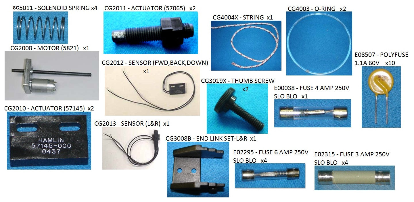 PINNACLE 42 SPARE PARTS KIT [BC1000SPKX] for ICE game(s)