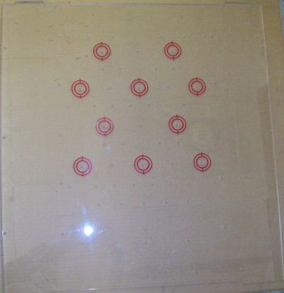 PLAYFIELD ACRYLIC W/RED RING [DS7016] for ICE game(s)