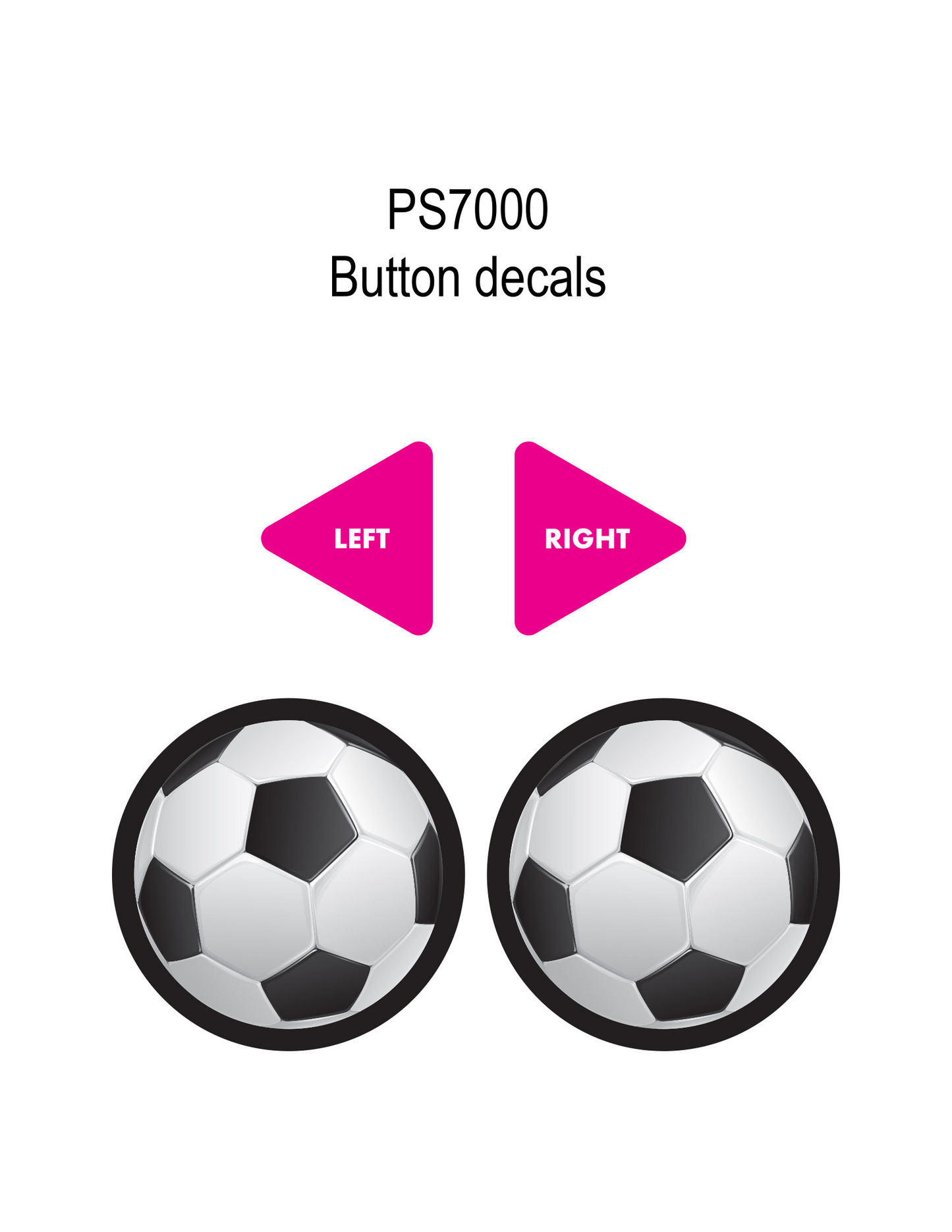 DECAL (BUTTONS) [PS7000]