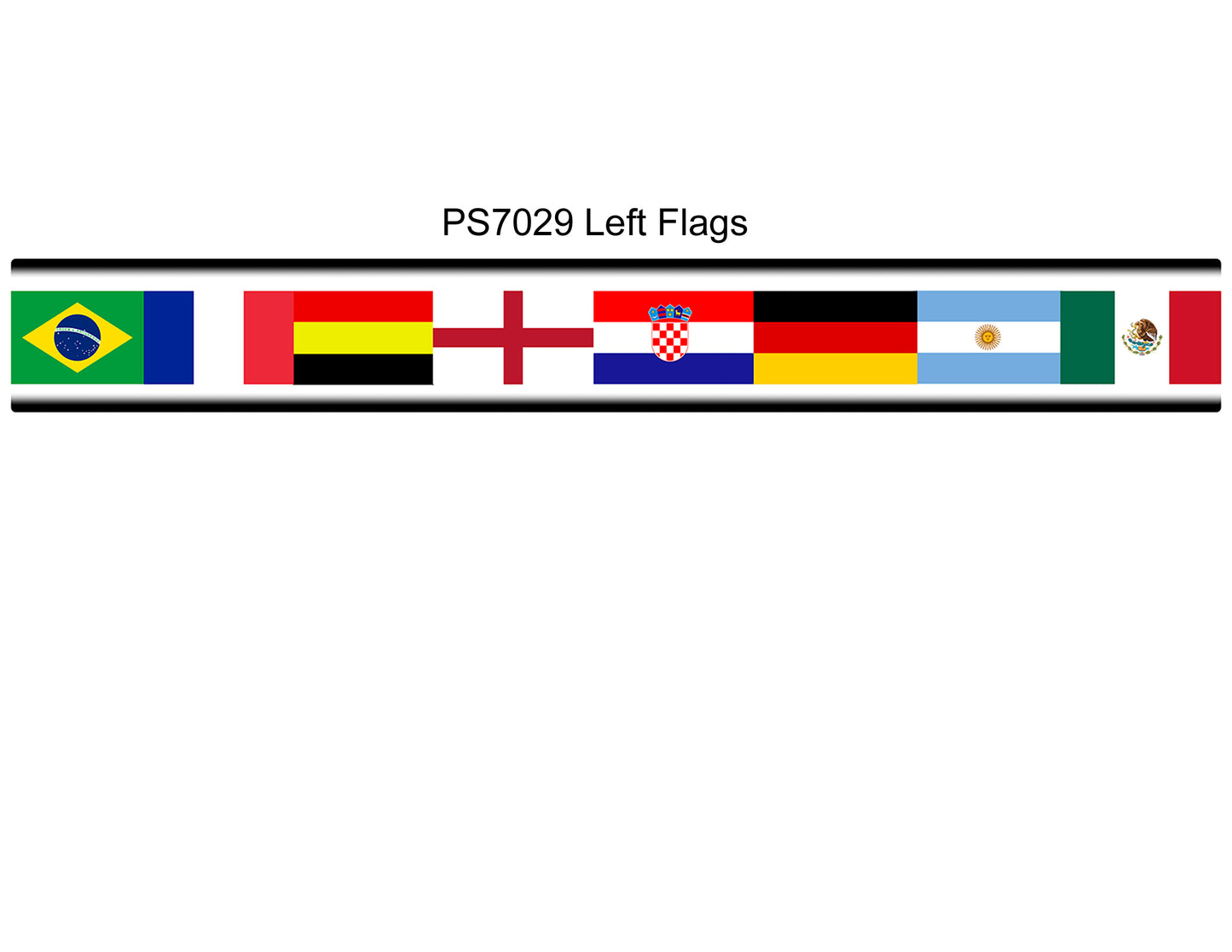 FLAGS LEFT (MAT/PRINTED) [PS7029]