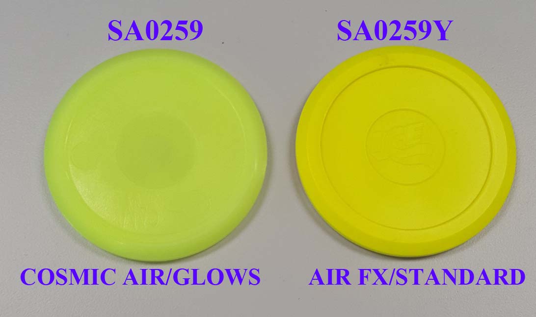 PUCK BRIGHT YELLOW (COSMIC/HARD) GLOW IN THE DARK [SA0259] for ICE game(s)