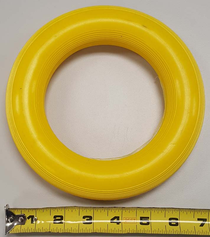 RUBBER HOOP/RING  (YELLOW) [HA4001] for ICE game(s)