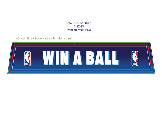 DECAL (MARQUEE HOPPER SIDE) NBA [RW7019NBA]