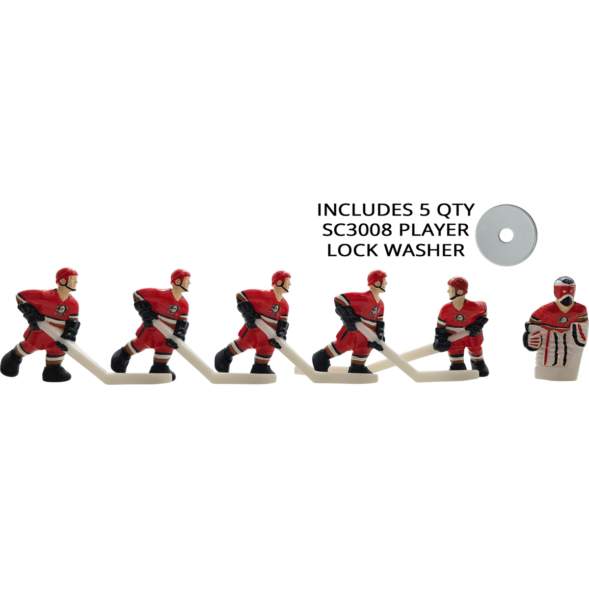 TEAM KIT: ANAHEIM DUCKS (HOME)  W/LOCK WASHERS [SC1000UANAHX]