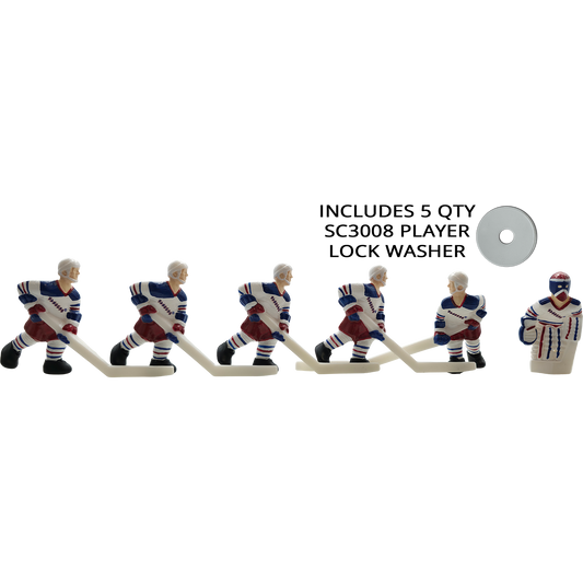 TEAM KIT: NEW YORK RANGERS AWAY (WHITE) [SC1000UNYRAX]