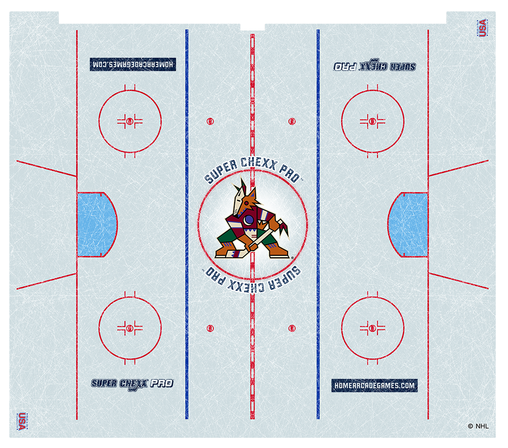 ICE SURFACE ASY (ARIZONA COYOTES) DISTRESSED [SC3025ARIDX]