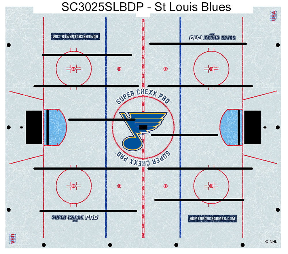 ICE SURFACE ASY (ST. LOUIS BLUES) DISTRESSED [SC3025SLBDX]