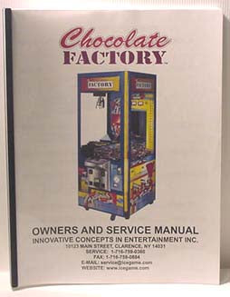 SERVICE MANUAL (CHOCOLATE FACTORY) [CP9001] for ICE game(s)