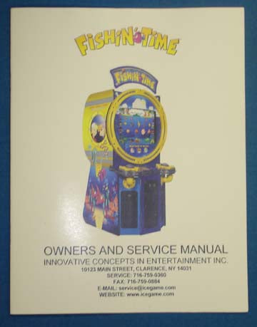 SERVICE MANUAL (GO FISH) [FG9001] for ICE game(s)