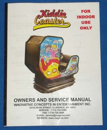 SERVICE MANUAL (KIDDIE COASTER) [CK9001] for ICE game(s)