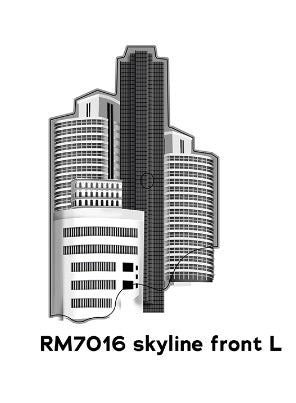 SKYLINE FRONT LEFT (MAT/PRINTED) [RM7016] for ICE game(s)
