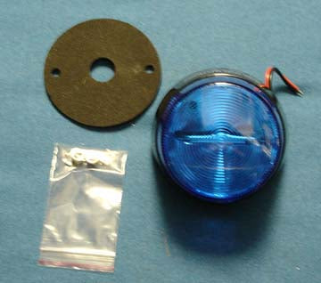 STROBE BLUE SMALL FLAT MOUNTED 12V [NB2035] for ICE game(s)