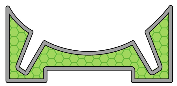 TANK DECAL (HONEYCOMB) [DA7041] for ICE game(s)