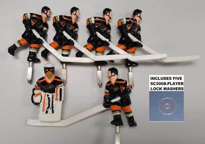 TEAM KIT: ANAHEIM DUCKS (BLACK)  W/LOCK WASHERS [SC1000UANAHX] for ICE game(s)