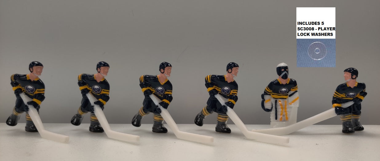 TEAM KIT: BUFFALO SABRES (BLUE) W/LOCK WASHERS [SC1000UBUFHX] for ICE game(s)