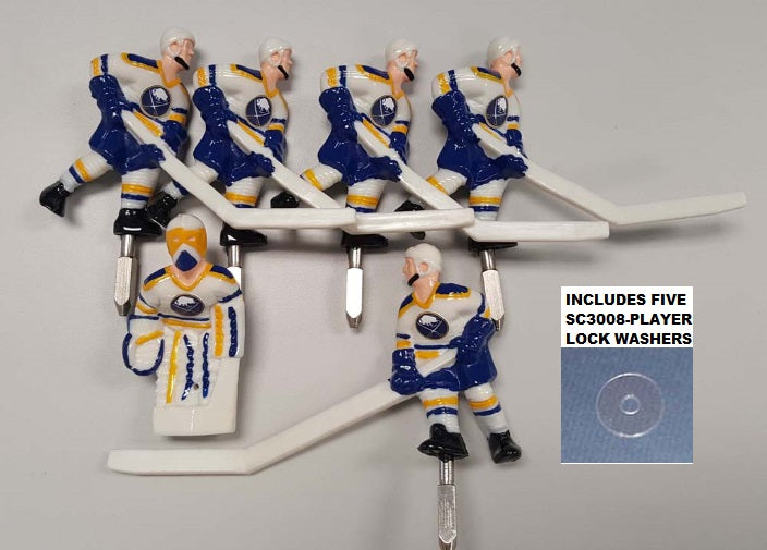 TEAM KIT: BUFFALO SABRES (WHITE) W/LOCK WASHERS [SC1000UBUFAX] for ICE game(s)