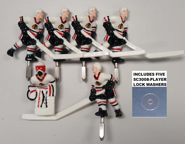 TEAM KIT: CHICAGO BLACKHAWKS AWAY (WHITE) [SC1000UCHIBAX] for ICE game(s)