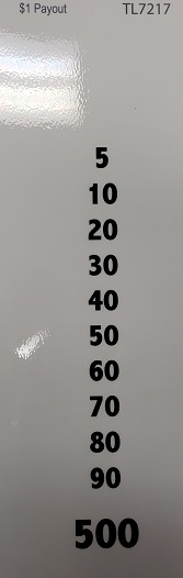 SCORE CHART $1.00 PAYOUT [TL7217]