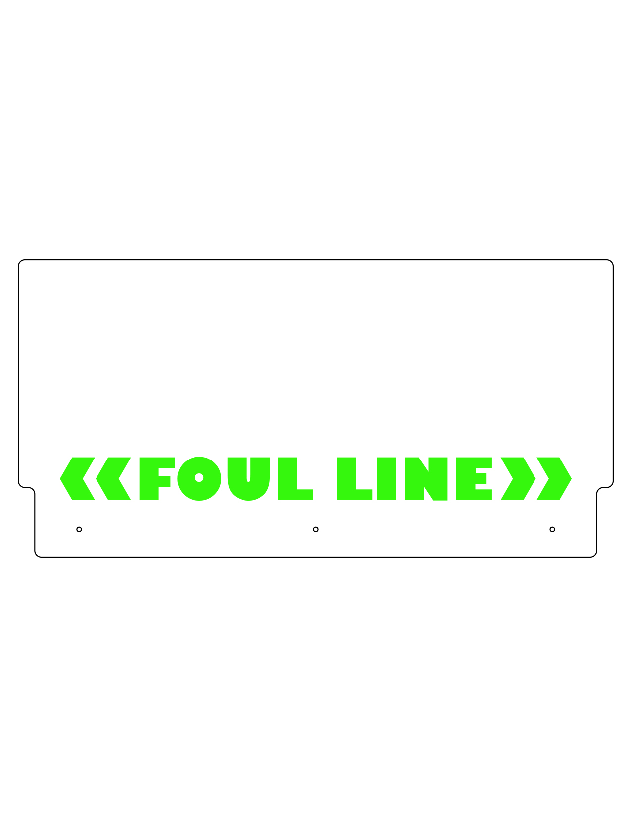 FOUL LINE [WP7011]