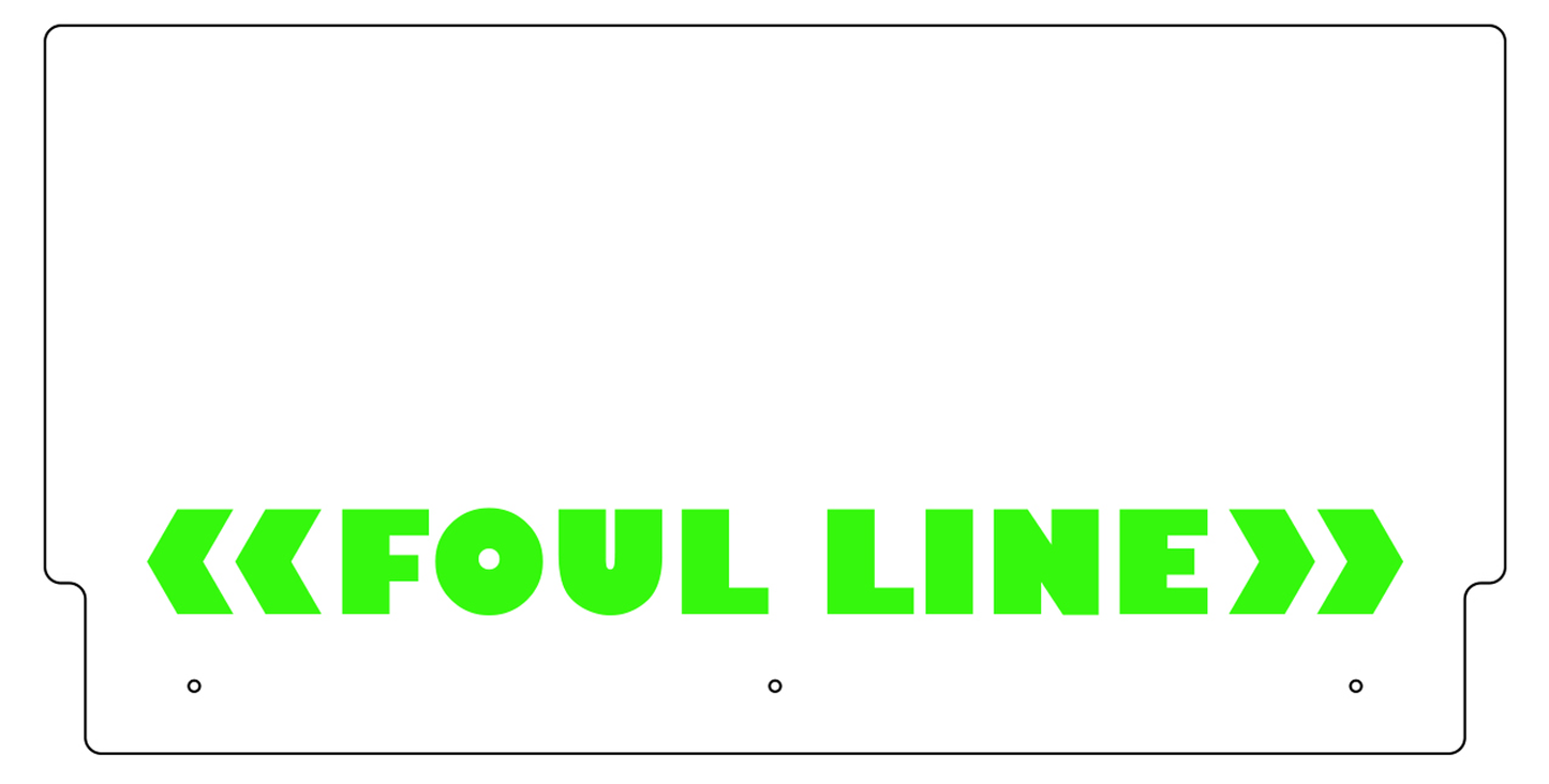 FOUL LINE (MAT/PRINT) [WP7011]