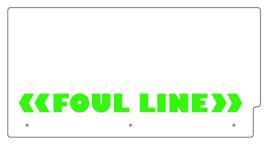 FOUL LINE (LEFT CABINET TRIPLE) (MAT/PRINT) [WP7112]