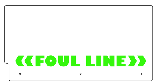 FOUL LINE (RIGHT CABINET TRIPLE) (MAT/PRINT) [WP7113]