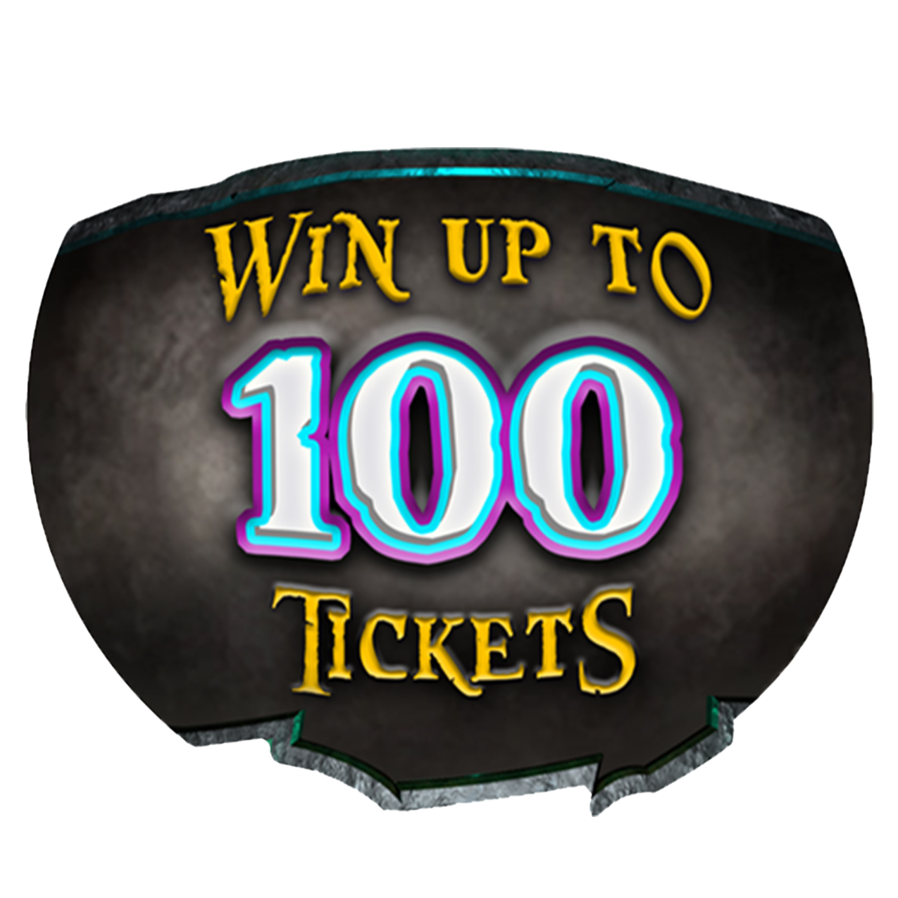 DECAL (DISPLAY 100 TICKETS) [WP7129]