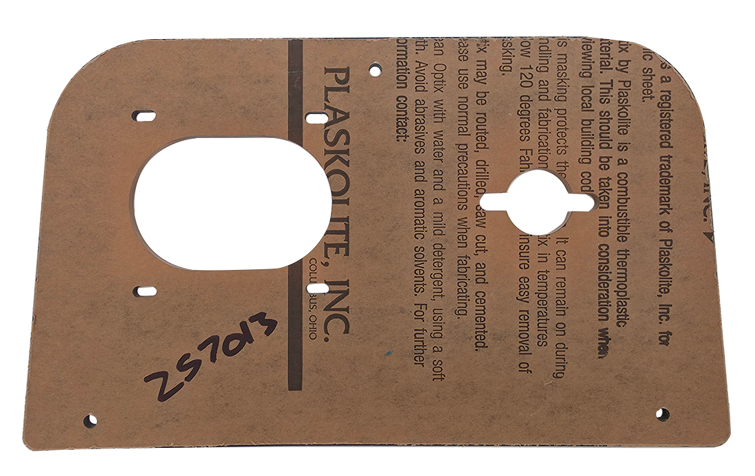 CONTROL PANEL COIN (MAT/PRINTED) [ZS7013]