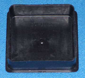 TUBE CAP BLACK (2" X 2") [AA3026] for ICE game(s)