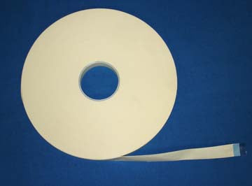 TAPE (1" X 1/32") WHITE DOUBLE FACED ADHESIVE FOAM 72 YDS / ROLL [AA4007] for ICE game(s)