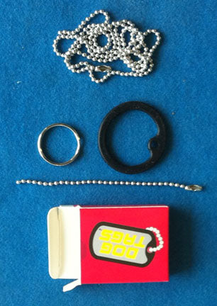 PARTS KIT (ORDER IN QTY 500)  SILENCER, 27" CHAIN, 4" CHAIN, KEY CHAIN (PRE-BOXED 500 PER CASE) [DT1051X] for ICE game(s)