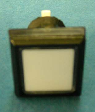 BUTTON LED LIGHT BLANK 1" SQUARE [PX2005] for ICE game(s)