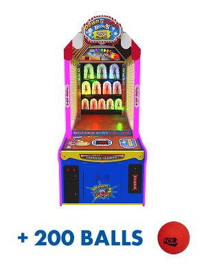 LED UPDATE KIT: DOWN THE CLOWN - 1 GAME W/ 200 BALLS [UPDATEBLLED200BLSX]