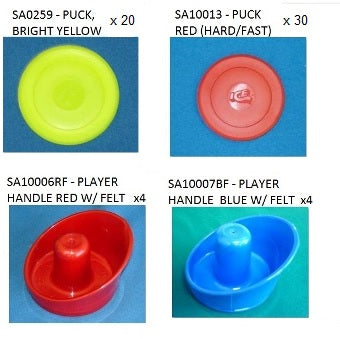 AIR HOCKEY PUCK & HANDLE KIT [SAMPUCKKIT] for ICE game(s)