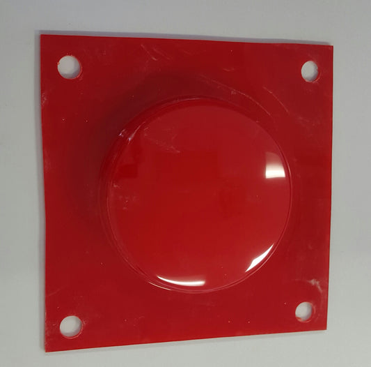 BUTTON  COVER RED (DRILLED) [BW3003X] for ICE game(s)