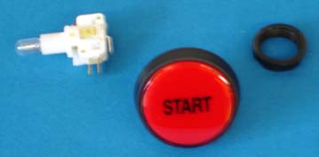 BUTTON LG RD RED START [HF2005] for ICE game(s)