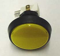 BUTTON LG ROUND YELLOW [CC2005] for ICE game(s)
