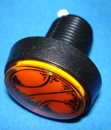 BUTTON MED RD ORANGE BB LEGEND [BB2004] for ICE game(s)