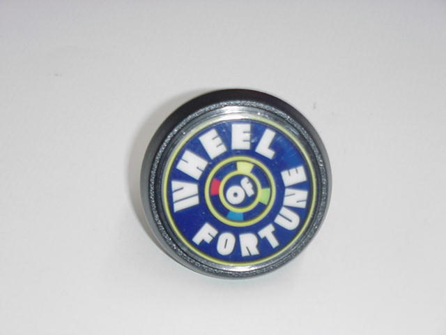 BUTTON PRINTED WHEEL OF FORTUNE [WF2005] for ICE game(s)