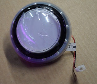 BUTTON (RGB LED STYLE BLACK TRIM) [ZS2005] for ICE game(s)