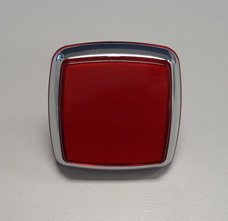 BUTTON SQUARE (RED) [PZ2006] for ICE game(s)