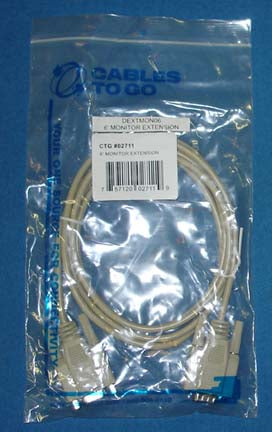 CABLE 9 PIN SERIAL 6 FT DB9 (MTOF)  (ROHS) [E02247] for ICE game(s)